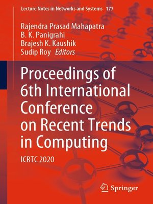 cover image of Proceedings of 6th International Conference on Recent Trends in Computing
